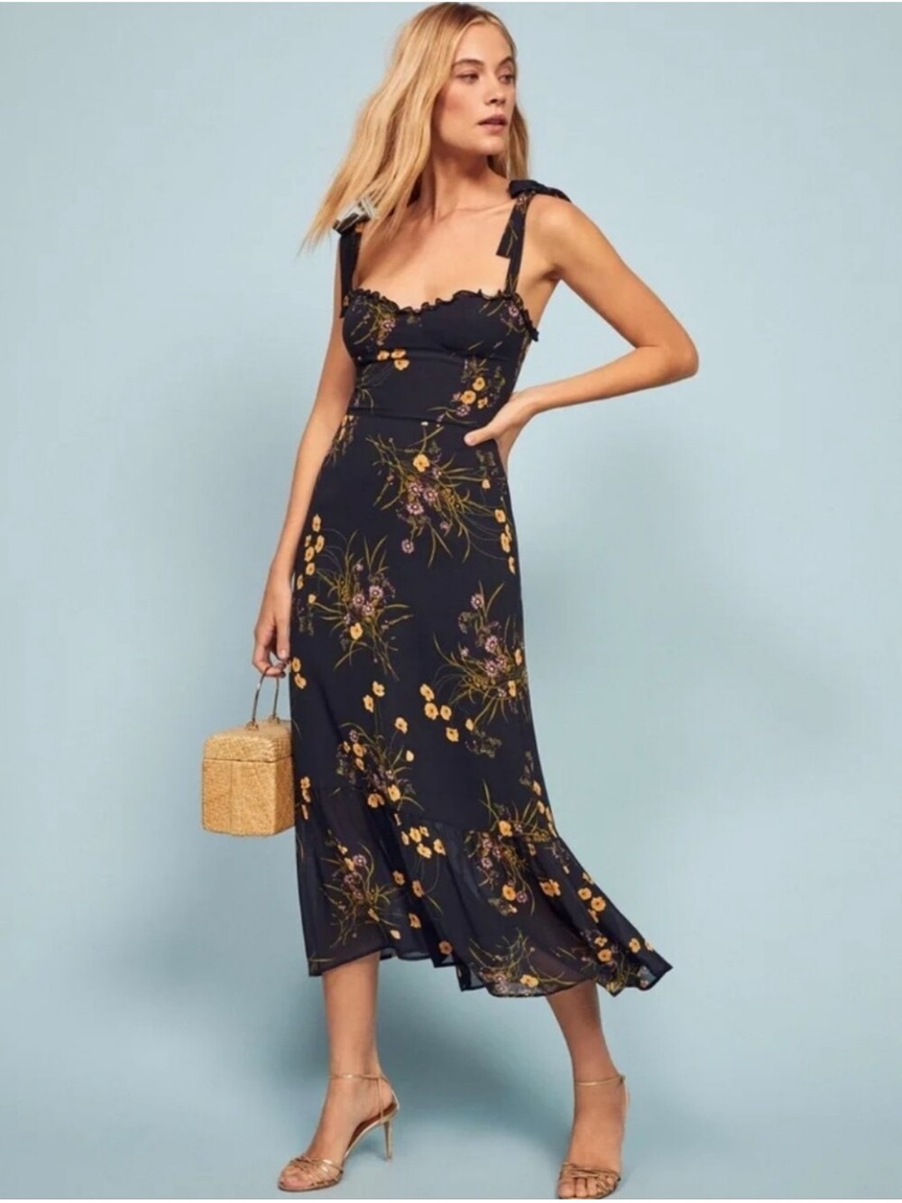 Reformation Nikita Midi Dress